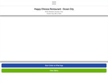 Tablet Screenshot of happychineseoceancity.com